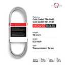 954-0461, 754-0461 Drive Belt for Cub Cadet - 78" - Heavy-Duty, Durable, Aramid Cord Belt - Compatible with LT1018, LT1022, LT1024, LT1042, LT1045, LT1046, LT1050, GT1554, SLT1550