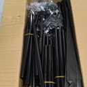 STORAGE 10-Tier Expandable Shoe Rack, 44 Pairs Tall Vertical Shoe Rack, Shoes Organizer for Closet, Entryway, Hallway, Garage, Front Door, Shoes Shelves, Black