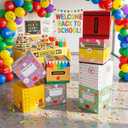 Geyoga 8 Pcs Back to School Balloon Boxes, 11.8 Inch Party Decorative Boxes