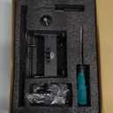 EYPINS Front License Plate Holder for Tesla Model Y Juniper Refresh 2025 2026 Accessories - No Drill/Adhesive Aluminum Alloy License Plate Frame, Anti-Theft, No Loosing, Black