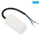 PATIKIL CBB60 12uf Running Capacitor,2Pcs AC 450V 2 Wires 50/60Hz Cylinder 64x35mm for Water Pumps, Washing Machines Motor Start