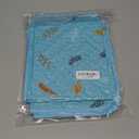 Sunheir Washable Pee Pads for Dogs - 2-Pack Thick Heavy-Absorbency Reusable Pee Pads Prevent Leakage Non-Slip, Waterproof Pet Training Pads for Puppy Playpen, Crate, Whelping Box, Potty Training, Blue (Leaves - Sky Blue)