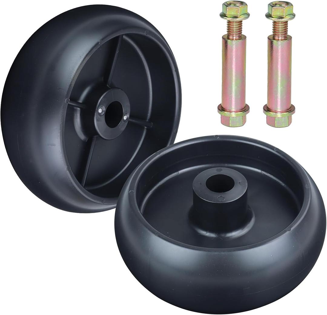 2 Pack GX10168 Gauge Wheel Replaces GX10168 Deck Wheels with Hardware Kit for D110 D130 D140 D160 D170 L100 L110 L120 L130 LA115 LA135 LA145 Z225 Z335 Z345 Z355 Z425 Z445 Tractors