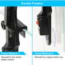 Aquarium Chillers Fish Tank Cooling Fan Quiet Aquarium Fan Wind Angle Adjustable Chiller with Clip and Suction Cup