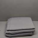 NICETOWN Noise Insulation Curtain Panels, Pair of Energy Smart & 100% Blackout Echo of Sounds Reducing Drapes for Dining Room, Thermal Guest Room Lined Window Dressing(Silver Grey, 62 x 84 inch)