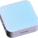 MP3 Player: Portable, Screen-Free, with Wired Headphones & Speaker Play. with 4GB Memory Card (Stores 500+ Songs), HD Resin Panel, Ideal Student Gift. (ice Blue)