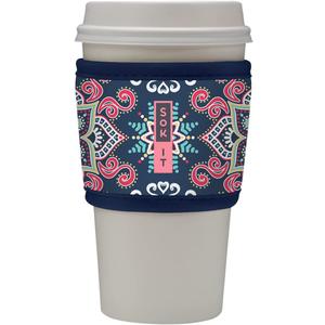 Sok It HotSok Coffee & Tea Reusable Insulated Neoprene Cup Sleeve (Floral Burst)