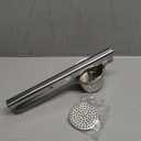 Potato Masher,Stainless Steel Potato Ricer Kitchen Tool for Smooth Mashed Potatoes and Cauliflower Rice (3 Changeable Discs)