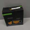 CNGLASS 8oz Double Wall Glass Coffee Mugs,Clear Insulated Espresso Glass Mugs with Handle for Latte,Cappuccino,Coffee,Set of 4