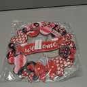 Happy Valentines Day Wooden Wreaths for Front Door Galentines Day Gnome Welcome Sign Wedding Anniversary Red Heart Decor Happy Valentine's Day Decorations for Home