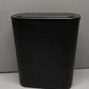 Automatic Motion Sensor Bathroom Can with Lid, 2.6 Gallon Touchless  Bin, Smart Garbage Can Plastic Slim Wastebasket for Bedroom, Office, Dorm (Black)