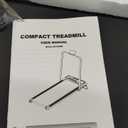 DeerRun 3 in 1 Walking Pad Treadmill, 300 Weight Capacity Foldable Treadmill, 3.0HP Low Noise Under Desk Treadmills for Home Office with Remote & APP (Black)