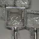 Adnee 4 Pcs Gardening Soil Sifter-5" W Garden Sieve Sifter with Handle (2/2.8/3.8/5 mm Mesh)-Portable Gardening Sifter for Gradening Sand Soil Dirt Compost