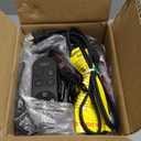 JRD 10inch PTC Space Heater with 80Oscillation, Thermostat, 12h Timer, Fast Heat, Eco Mode, Remote, 1500W Small Quiet Safe Room Electric Heater, Portable Desk Heat for Office Bedroom