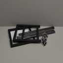 HDDTTZ 2-Tier Expandable Shoe Rack,Adjustable Shoe Shelf Storage Organizer Heavy Duty Metal Free Standing Shoe Rack for Entryway Closet Doorway (Black)