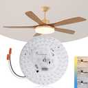 36W Ceiling Fan Light kit 6.69 inch 3200Lm, 3CCT 3000K/4000K/5000K Dimmable Ceiling Fan LED Light Replacement, Led Engine Retrofit Kit for Ceiling Light, Pendant, Lantern