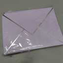A7 Envelopes - 25-Pack Purple V Flap Silver Foil Border Luxury Mailing Envelopes for 5" x 7" Cards - Wedding, Invitations, Baby Shower, Photos, Birthday, Bridal Shower - 5.25" x 7.25" (Lavender)