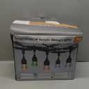 XMCOSY+ Smart Outdoor String Lights - 123ft RGBCWIC Patio Lights with 40 Color Changing Bulbs, LED String Light for Outside Backyard Bistro Party, APP WiFi Control, Work with Alexa, IP65 Waterproof