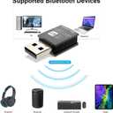 Blueshadow Mini 2-in-1 USB WiFi Bluetooth Adapter AC600-2.4G/5G Dual Band Wireless Network Adapter for Desktop PC, Bluetooth 4.2, WPA3 Network Security, Supports Windows 11,10, 8.1,8, 7