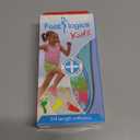 Footlogics Kids Orthotic Shoe Insoles with Arch Support for Childrens Heel Pain (Severs Disease), Growing Pains, Flat Feet - Children's, Pair 3/4 Length (Small Kids 11-13, Blue)