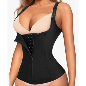LODAY Waist Trainer Corset for Women Tummy Control Sport Workout Body Shaper Black XXL