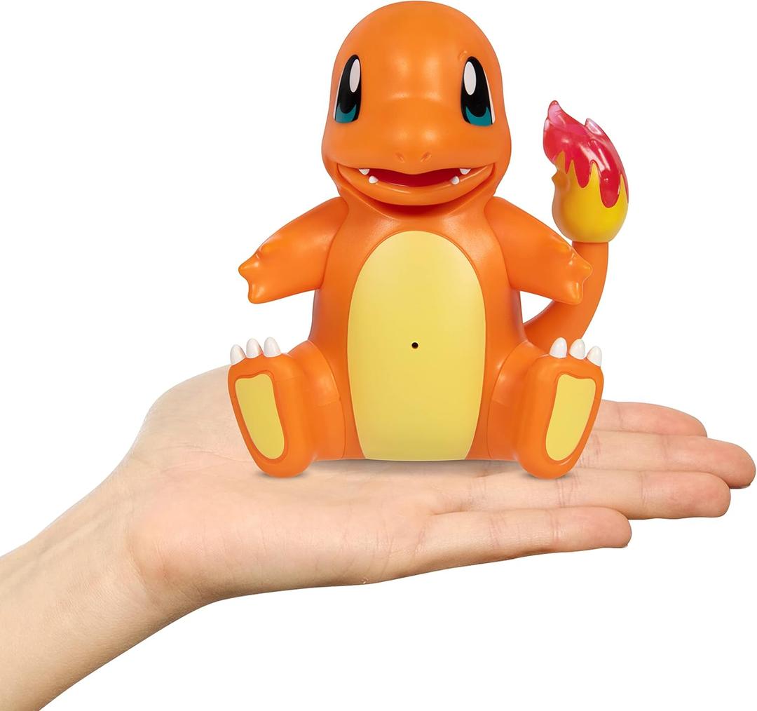 Pokmon Electronic & Interactive My Partner Charmander- Reacts to Touch & Sound, Over 50 Different Interactions with Movement and Sound - Charmander Dances, Moves & Speaks - Gotta Catch Em All