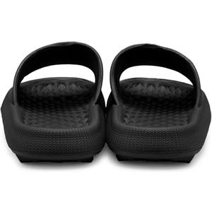 Pillow Slippers for Women and Men Cloud Slides Shower Sandals House Shoes Non-Slip Comfy and Cushioned Thick Sole (Black, 42-43)