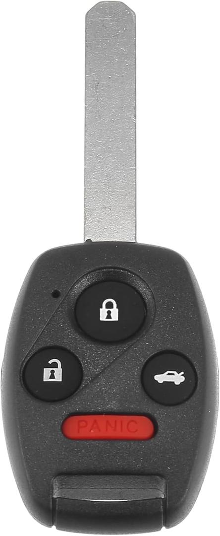 X AUTOHAUX 313.8MHz N5F-S0084A Replacement Smart Proximity Keyless Entry Remote Key Fob for Honda Civic for Acura MDX 2006-2013 4 Buttons Uncut Car Ignition Key 46 Chip