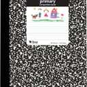 C-Line Composition Notebook, Primary Ruled, Black Marble (22020)