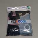 32 DEGREES Women 2 Pack Cool Scoop Neck Wicking Tee Shirt (X-Large, Dust Teal/Black)