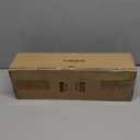 2 Pack Wood Curtain Rods for Windows 48 to 84 Inch, Adjustable Decorative 1'' Heavy Duty Metal Curtain Rod with Modern Faux Wood Grain Finials, Rustic Farmhouse Bedroom Boho Drapery Pole