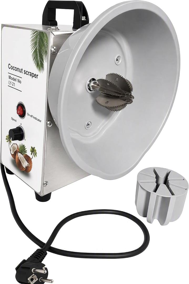 Electric Coconut Scraper Machine, 150W Stainless Steel Coconut Grater