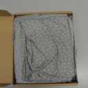 Amazon Basics Lightweight Breathable Brushed Microfiber Wrinkle Resistant 3-Piece Bed Sheet Set with 14-Inch Deep Pockets, Twin, Gray Arrows, Printed