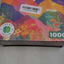 Lucky Puzzles - Flora of the Painted Peaks - 1000 Piece Jigsaw Puzzle for Adults | Colourful Mountain & Floral Landscape Puzzle | Unique Brain Teaser for Nature Lovers