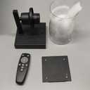 BUTHY Bathroom Wall Sconces Set of Two: Black Vanity Light Fixtures with E26 Base LED Cordless Indoor Wall Mount Lamp for Mirror Bedroom Hallway Stairway Modern Decor Lighting