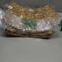 CENBOSS Rattan Christmas Tree Collar, Wicker Tree Skirt & Stand Base Cover (Brown Wash, 24 inch)