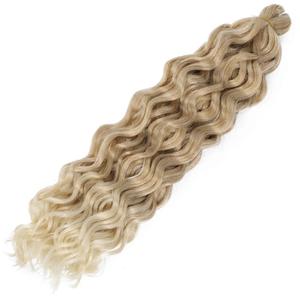 8 PCS 18" Ocean Wave Braiding Hair Extensions Crochet Braids Synthetic Hair Hawaii Afro Curl Ombre Curly Blonde Water Wave Braid For Women