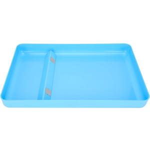 Upgraded Cat Litter Tray,Compatible with Petsafe Litter Self-Cleaning Scoop-Free Box,Non-Odor & Stains & Deformde,Easy Clean,Blue Color