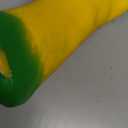 ORB Easy Sqweezy Giant Stretchy Banana - Stretches Up to 6 Feet Long - Huge Jumbo Sized Squishy Fruit Toy, Perfect to Squeeze for Stress Relief - Fun Sensory / Fidget Novelty Toy for Kids and Adults