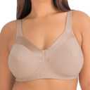 Fruit of The Loom Women's Cotton Soft Cup Bra  Wire-Free with Seamed Design for Extra Support (38D)