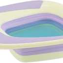 Sitz Bath, Sitz Bath for Postpartum Care, Sitz Bath for Hemorrhoids, Sitz Bath for Toilet Seat, Sits Bath Tub for Women Men Adults, Sitz Bath Soak Salts Basin, Hip Bath Bowl, Collapsible, Purple