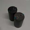 Waterless Essential Oil Diffuser, Rechargeable Scent Diffusers with 3 Mist Levels & Timers, Portable Aromatherapy Diffuser for Home Car Room Studio Office, Black Metal 2 Pack