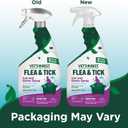 Vets Best Flea & Tick Home Spray for Cats Plant-Based Flea and Tick Treatment with Cotton Spice Scent Gentle Flea Mist for Indoor Use Made in USA Natural Cat Flea Control 32 oz