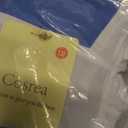 Girls Halloween Costume Kids Blue Dress White Apron with Plush Rabbit Bow Hair Band Socks (7-9year)