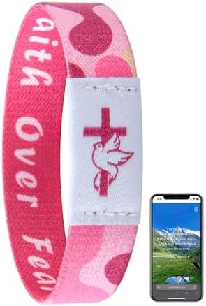 Bible Verse Bracelets for Men with NFC Scan‌ - Daily Bible Bracelet Touch Chip for Scripture Access, Bible Accessories Christian Gifts Pack of 3