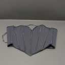 Heart Corset Top For Women, Sexy Concert Outfits Going Out, Strapless Crop Top, Overbust Bustier (Small, Grey)