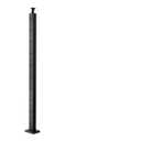 VEVOR Level Drilled Cable Railing Post, 10 Holes, 36x2x2 Inches Stainless Steel Cable Railing System Kit for Indoor Outdoor Deck Balcony, 1 Pack, Black