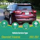 24" 21" 13" Windshield Wiper Blades Replacement for Chevy Chevrolet Traverse 2012 2013 2014 2015 2016 2017 Premium All Weather Front Rear Wipers Set - OEM Quality (Pack of 3)