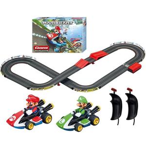 Carrera GO 63503 Official Licensed Mario Kart Battery Operated 1:43 Scale Slot Car Racing Toy Track Set with Jump Ramp Featuring Mario and Luigi for Kids Ages 5 Years and Up