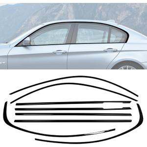 Stainless Steel Window Trim Chrome Delete for BMW E90 2006-2011 Black Window Trim Blackout Kit